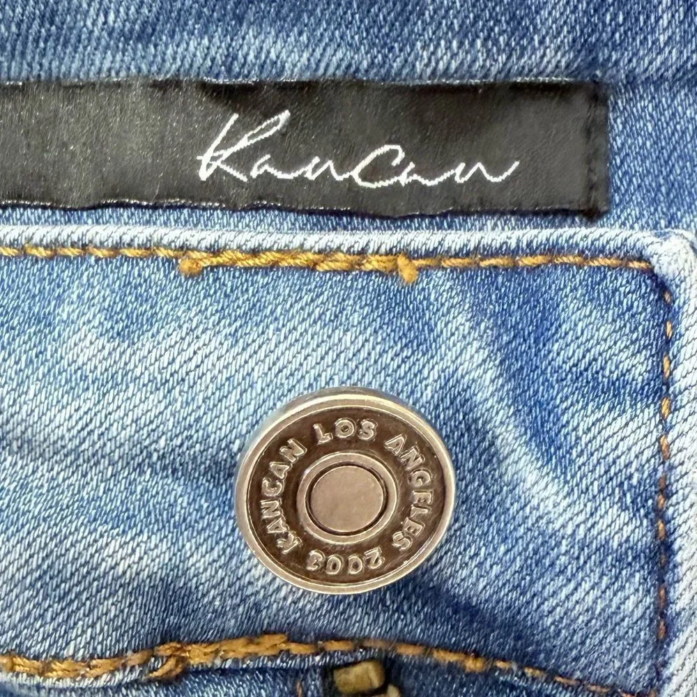 KanCan Blue Jean Shorts Size 27 - Picture 6 of 8